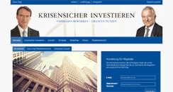 Desktop Screenshot of krisensicherinvestieren.com